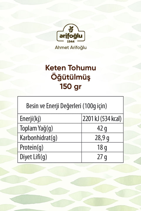 Gemahlene Leinsamen Dose 150gr Arifoğlu