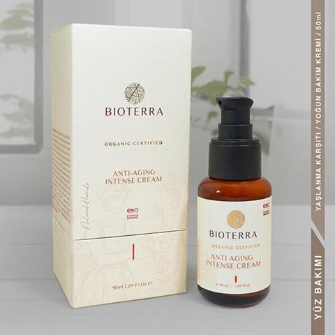 Bioterra Organik Anti Aging Intense Cream 50ml Yaşlanma Karşıtı Yoğun Bakım Kremi