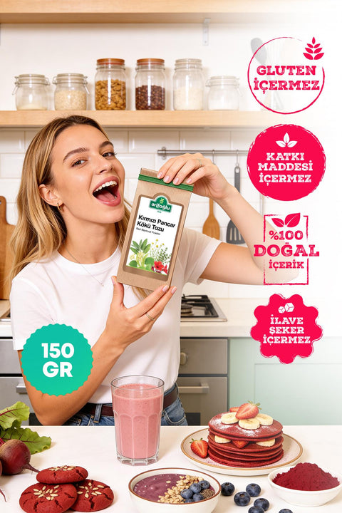 Kırmızı Pancar Kökü Tozu 150 gr (Doğal ve Katkısız) - Arifoğlu Online