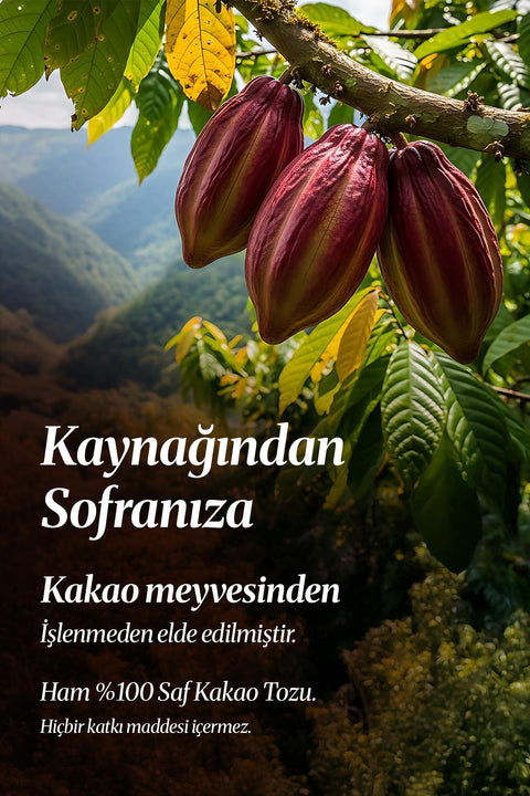 Ham Kakao Tozu 140 gr. Doğal ve Katkısız