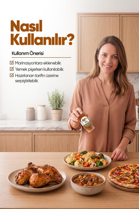 Cajun (Kajun) Baharatı Cam Şişe 60 gr.