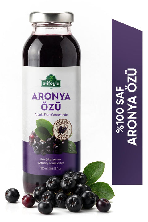 Arifoğlu Aronya Özü 250 ml Soğuk Sıkım %100 Saf