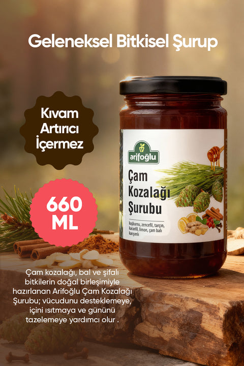 Arifoğlu Çam Kozalağı Şurubu 660ml - Arifoğlu Online