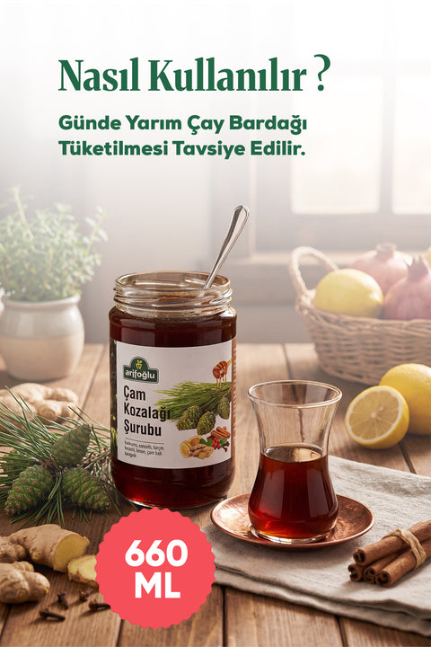 Arifoğlu Çam Kozalağı Şurubu 660ml - Arifoğlu Online