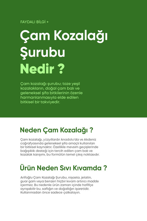 Arifoğlu Çam Kozalağı Şurubu 660ml - Arifoğlu Online