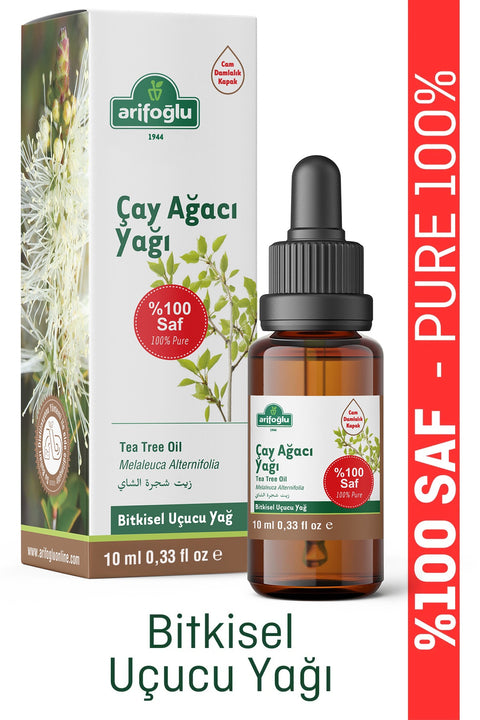 Arifoğlu Çay Ağacı Yağı 10ml %100 Saf ve Doğal Tea Tree - Arifoğlu Online