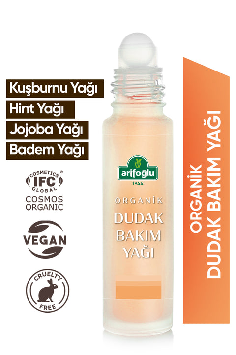 Arifoğlu Organik Dudak Bakım Yağı Lip Oil 10 ml