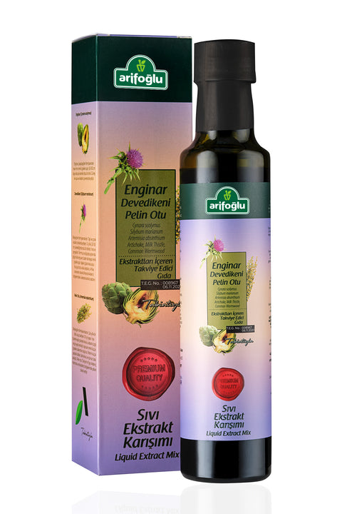 Arifoğlu Enginar Devedikeni Pelin Otu Sıvı Ekstraktı 225ml