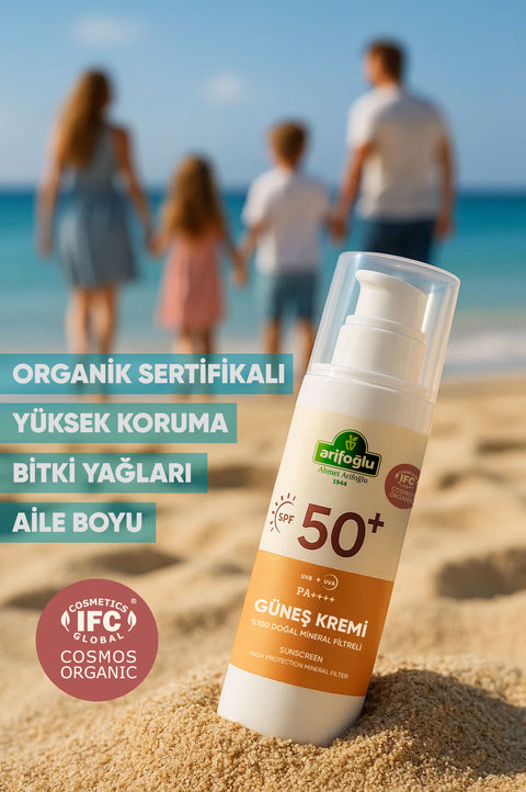 Arifoğlu Organik Güneş Kremi Spf 50 100 ml