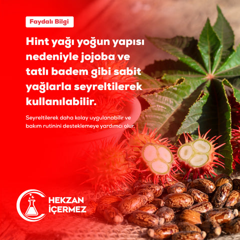 Arifoğlu Hint Yağı Soğuk Sıkım 50ml %100 Saf ve Doğal Castor - Arifoğlu Online