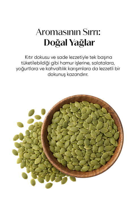 Kabak Çekirdeği İçi Çiğ 500 gr. - Arifoğlu Online