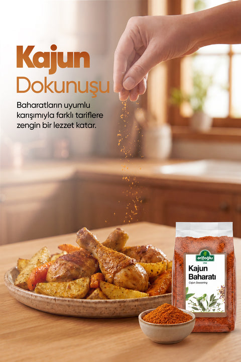 Cajun (Kajun) Baharatı 100 gr. - Arifoğlu Online