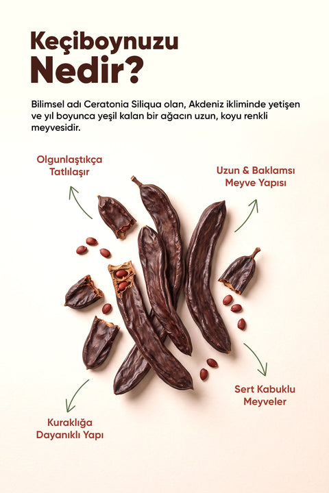 Keçiboynuzu Unu Öğütülmüş 150 gr. - Arifoğlu Online