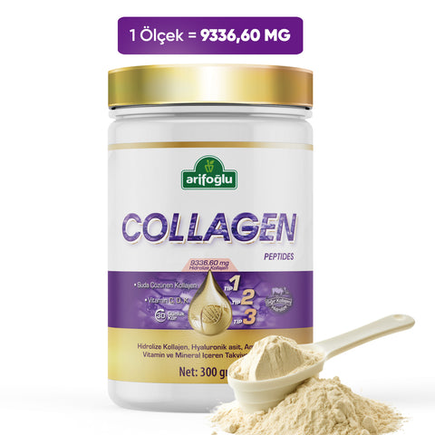 Arifoğlu Collagen Peptides (Kolajen) 300 gr Takviye Edici Gıda - Arifoğlu Online