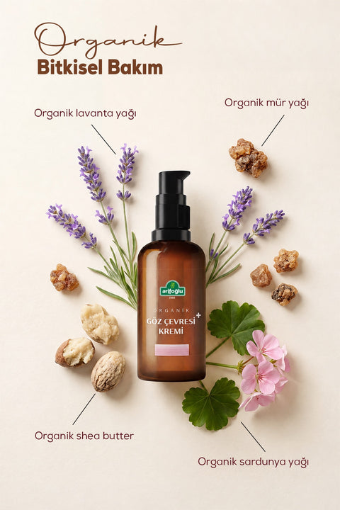Arifoğlu Organik Göz Çevresi Kremi 30ml - Arifoğlu Online