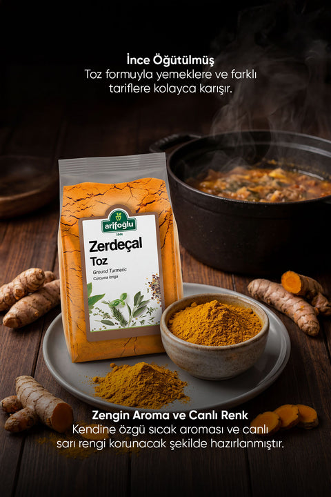 Arifoğlu Zerdeçal Toz (Öğütülmüş) 120 gr. - Arifoğlu Online