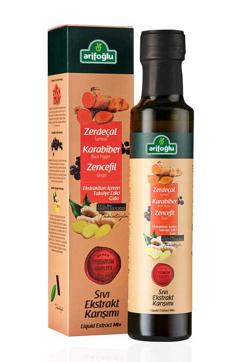Arifoğlu Zerdeçal Karabiber Zencefil Sıvı Ekstraktı 225ml