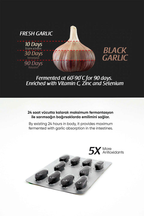 Ahmet Arifoğlu Siyah Sarımsak (Black Garlic) 60 Tablet