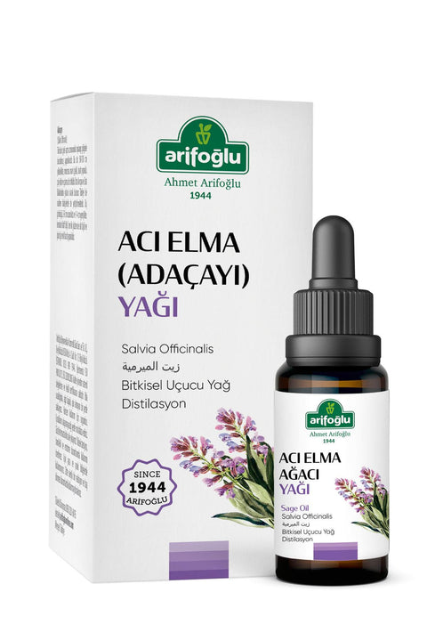 Arifoğlu %100 Saf Ve Doğal Adaçayı (Acı Elma) Uçucu Yağı 10 ml