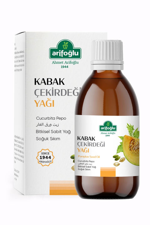 Arifoğlu %100 Saf ve Doğal Kabak Çekirdeği Yağı 250 ml (Soğuk Sıkım)