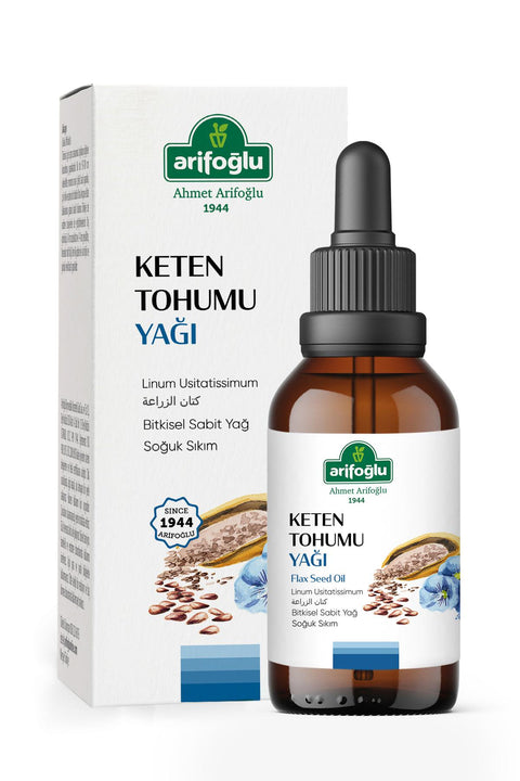 Arifoğlu 100 % reines und natürliches Leinöl 50 ml