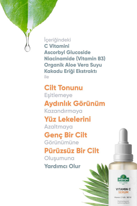 Arifoğlu C Vitamini Işıltı Ve Aydınlatıcı Serum 30 ml - Arifoğlu Online