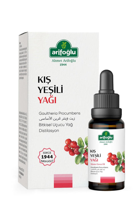 Arifoğlu Saf Kış Yeşili Yağı 10 ml - Arifoğlu Online