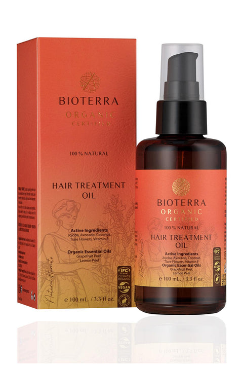 Bioterra Hair Treatment Oil 100ml Organik Saç Bakım Yağı