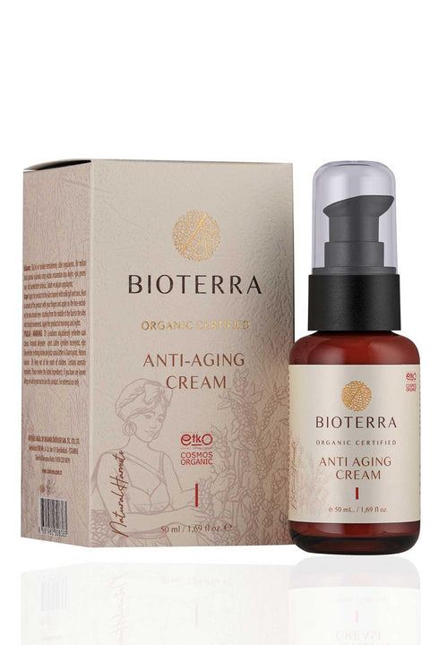 Bioterra Organik Anti Aging Cream 50ml Yaşlanma Karşıtı Krem