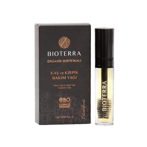 Bioterra Organik Kaş Kirpik Bakım Yağı Eyebrow ve Eyelash Oil 5ml